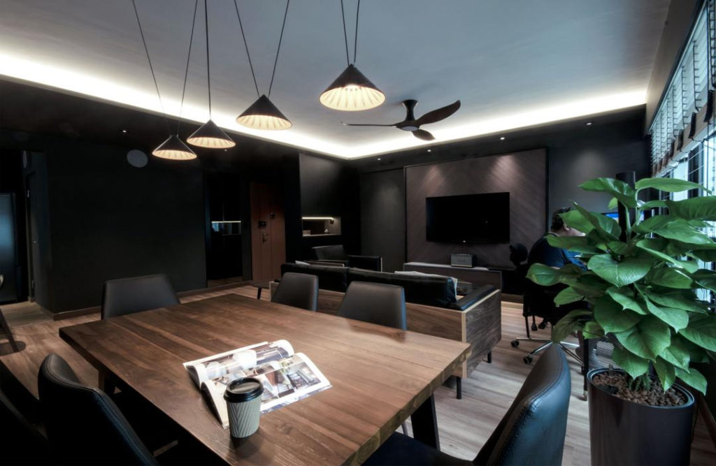 9 Dark Industrial Design Inspiration For Your HDB BTO To Feel Cosy AF