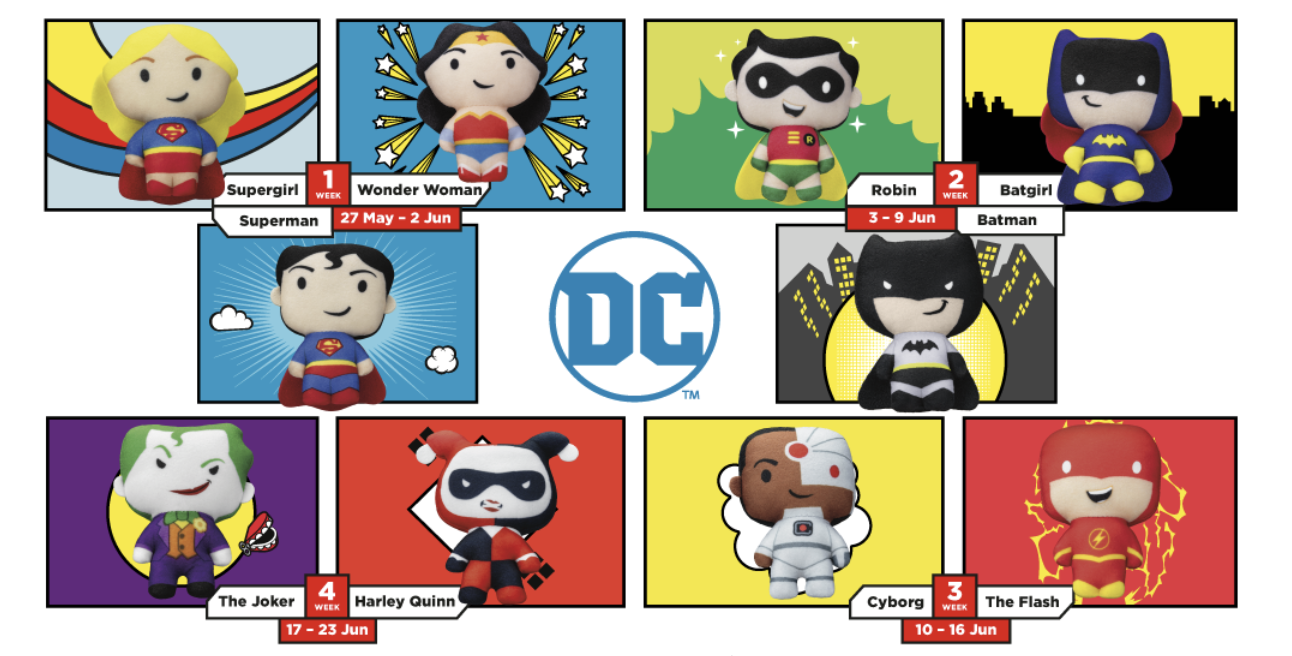 McDonald's UK Happy Meal 2021 DC Justice League Super Heroes SUPERMAN New 