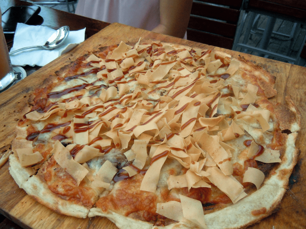 Timbre’s Duck Pizza