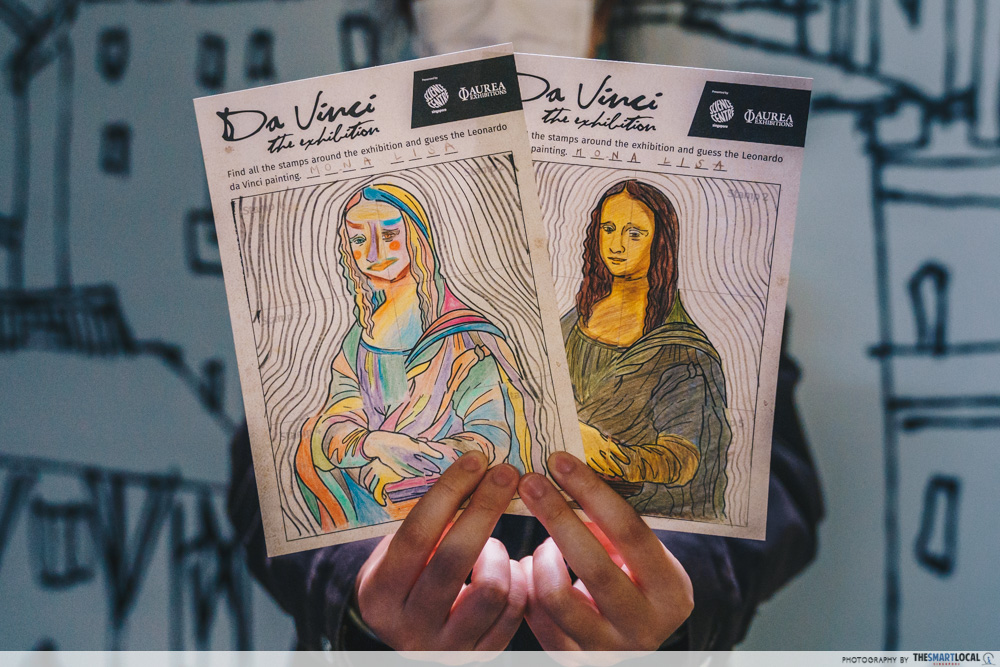 Da Vinci, The Exhibition - Colouring