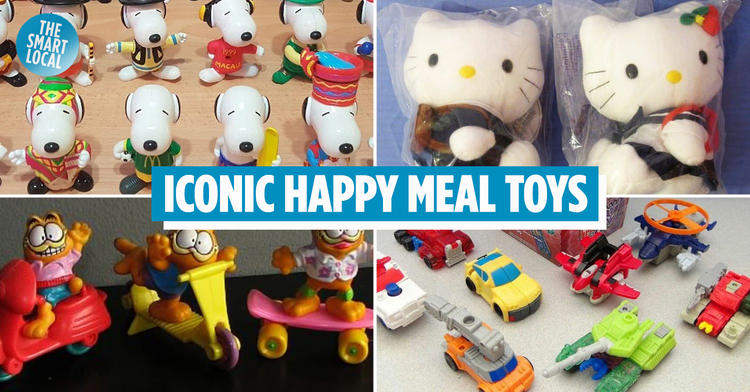 Iconic Happy Meal Toys Through The Years From McDonald's Singapore