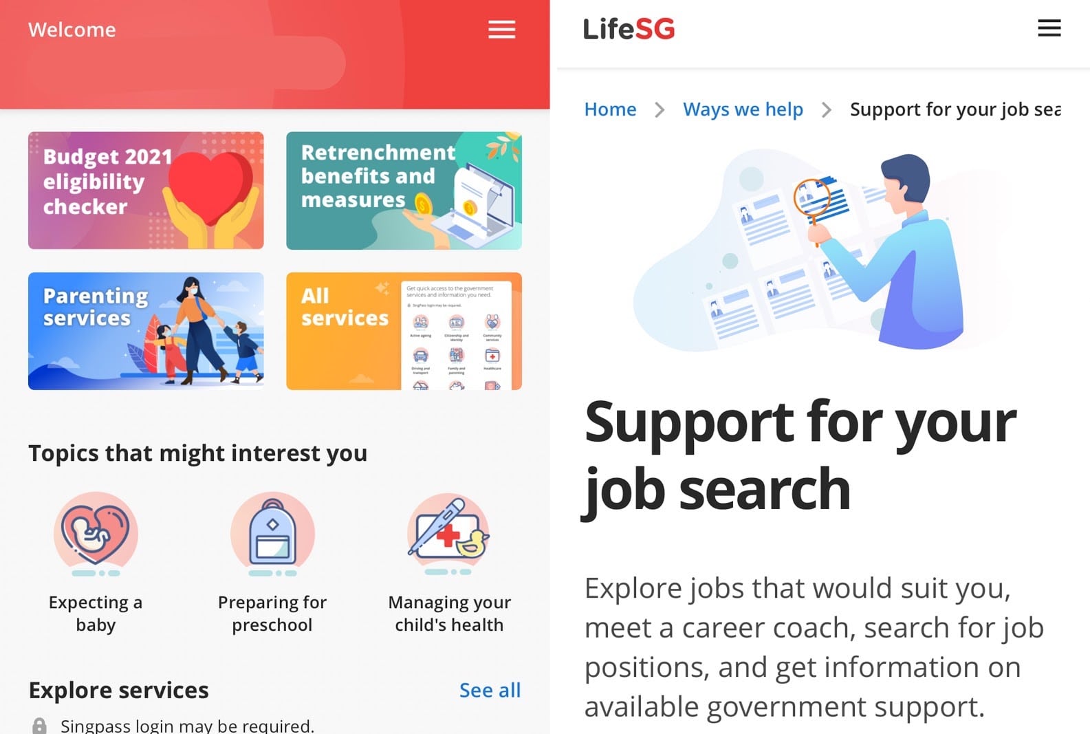 Job Search Mistakes - LifeSG