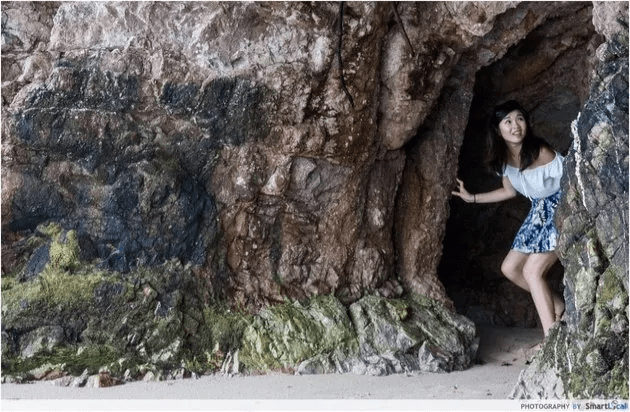 Tanjong Rimau Beach - Caves