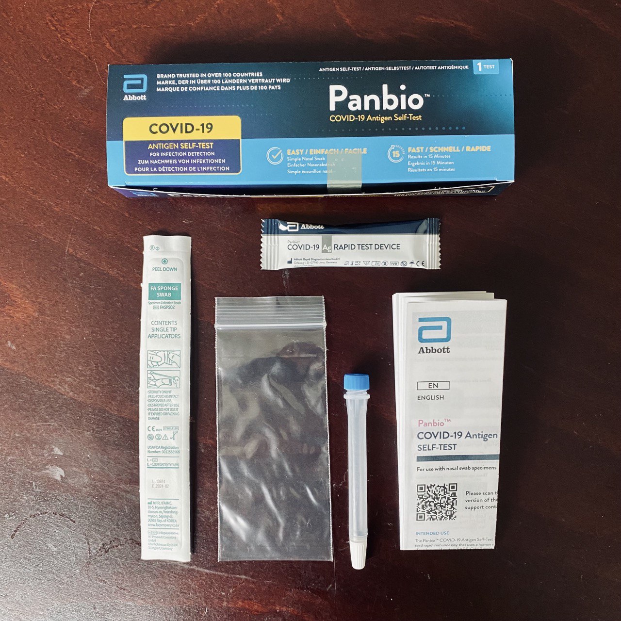 abbott panbio antigen rapid test kit