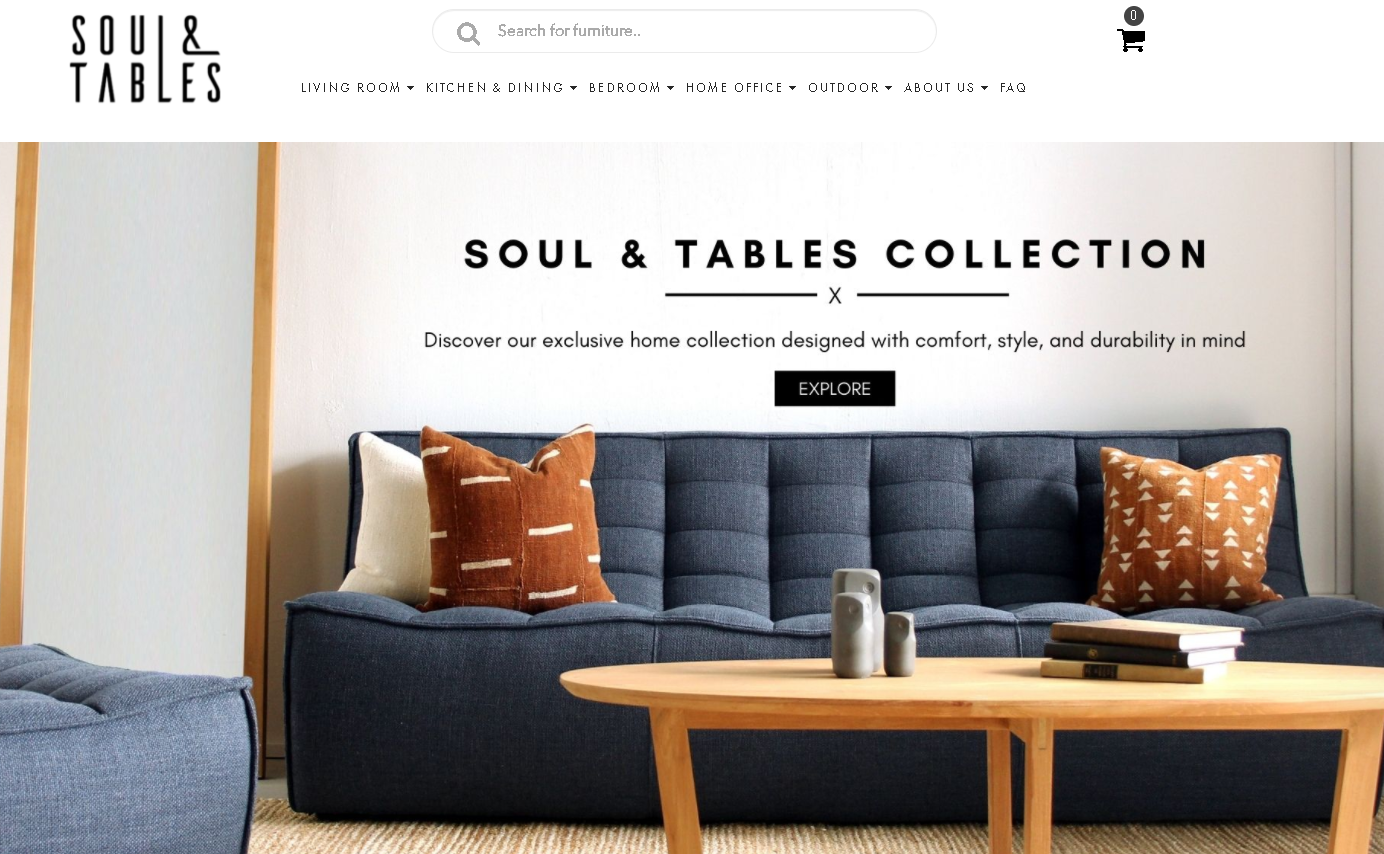 Where to buy furniture online in Singapore - Soul & Tables