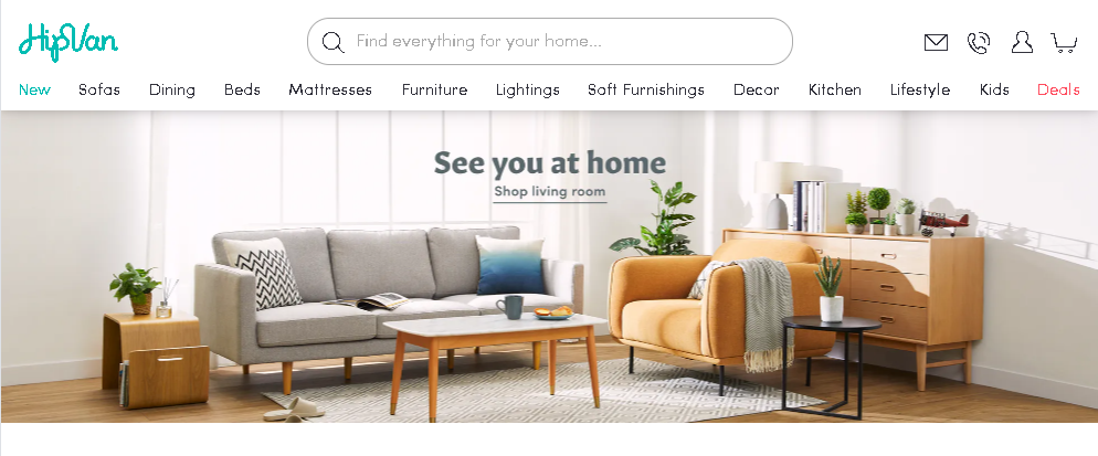  de unde să cumpărați mobilier online în Singapore-HipVan 