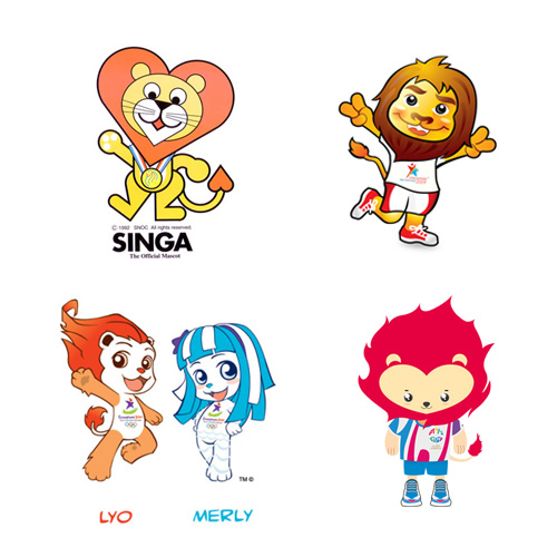 singapore mascots lion
