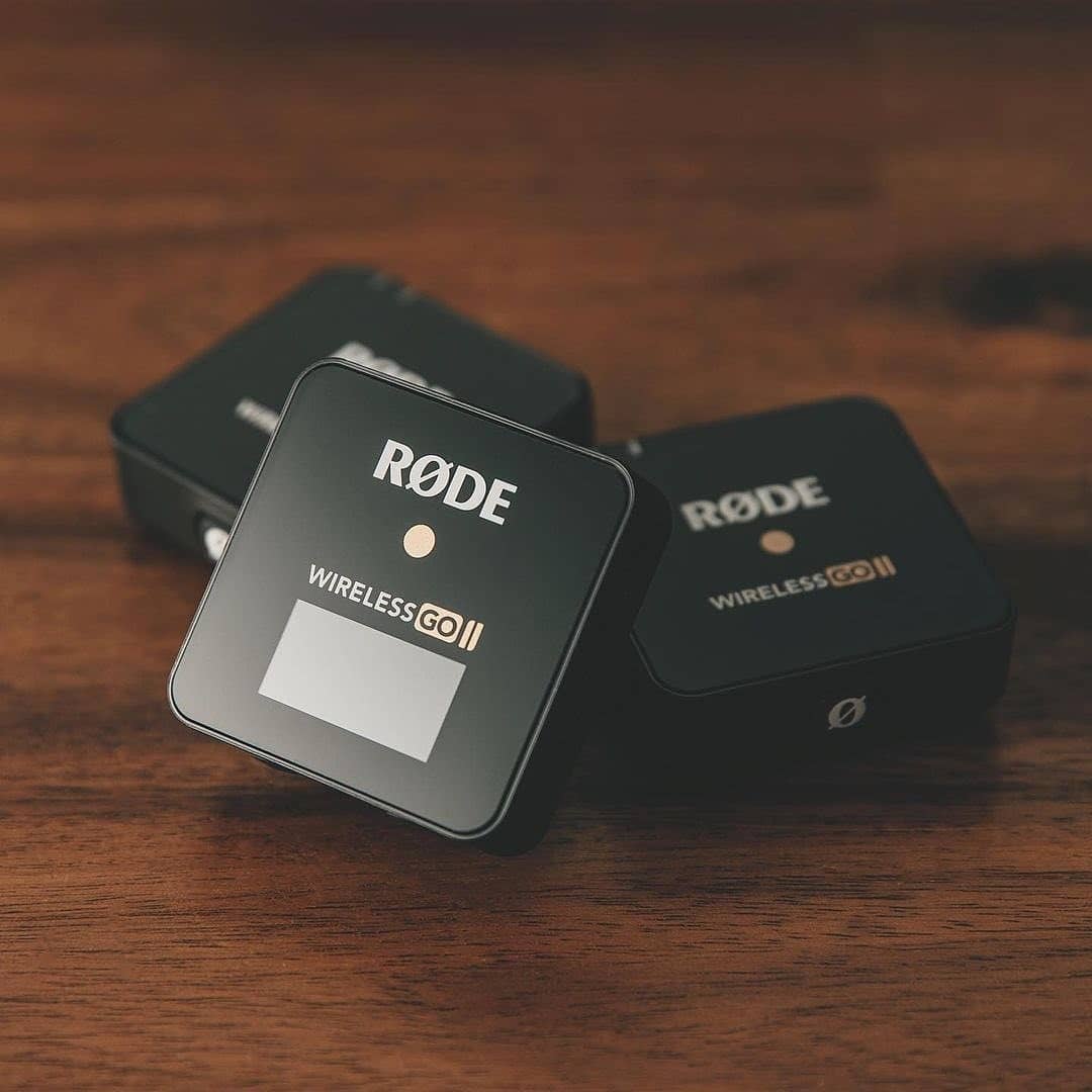 rode wireless go ii transmitters and receiver