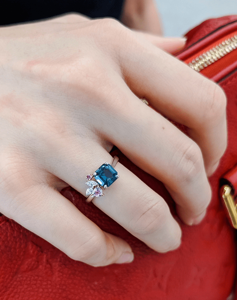 Engagement Rings Singapore - Madly Gems Multicolour