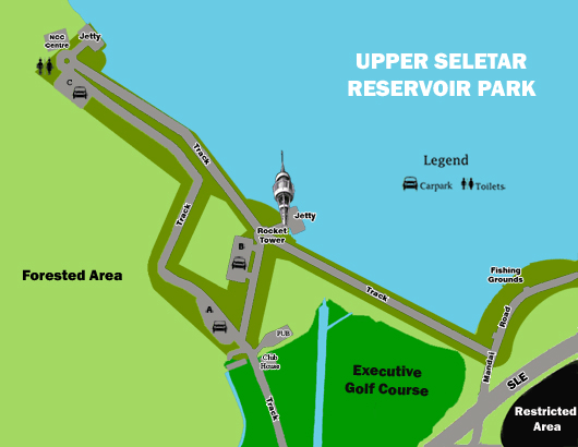 Upper Seletar Reservoir - Map