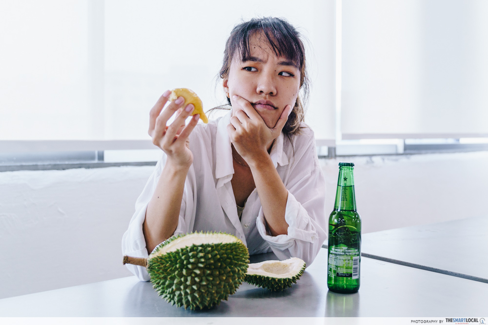 durian and alcohol