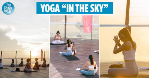 marina bay sands skypark yoga