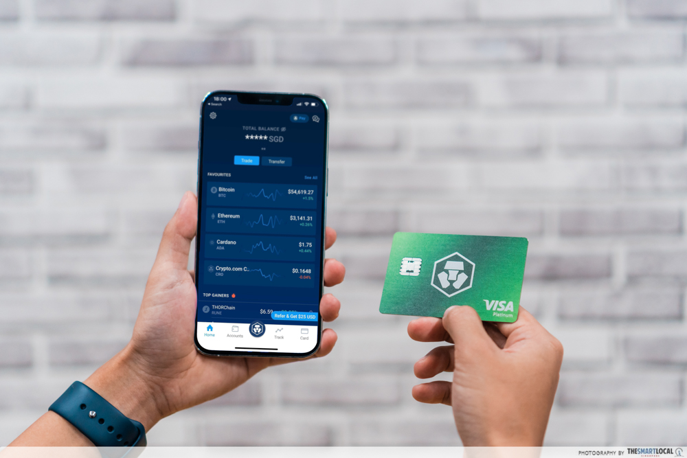 cryptocurrency in singapore - crypto.com app and Visa card