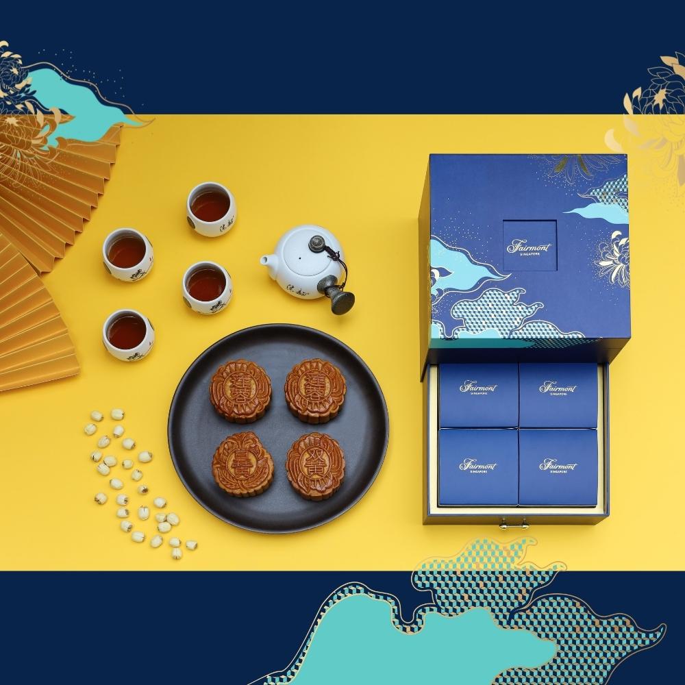 Mooncake Boxes 2021 to Repurpose - Fairmont Singapore