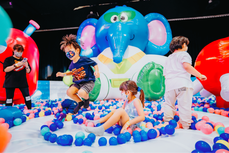 Jumptopia Is An Inflatable Theme Park With Bouncy Castles And Ball Pits