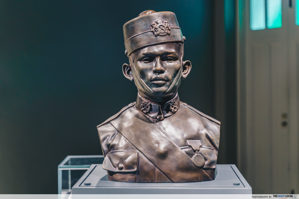 bust of Lieutenant Adnan