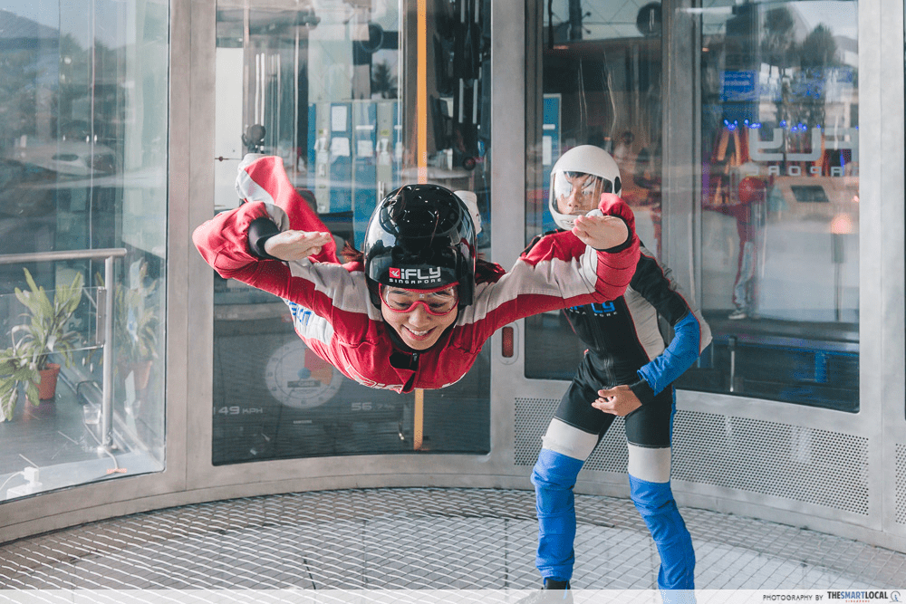 Skydiving at iFly Singapore
