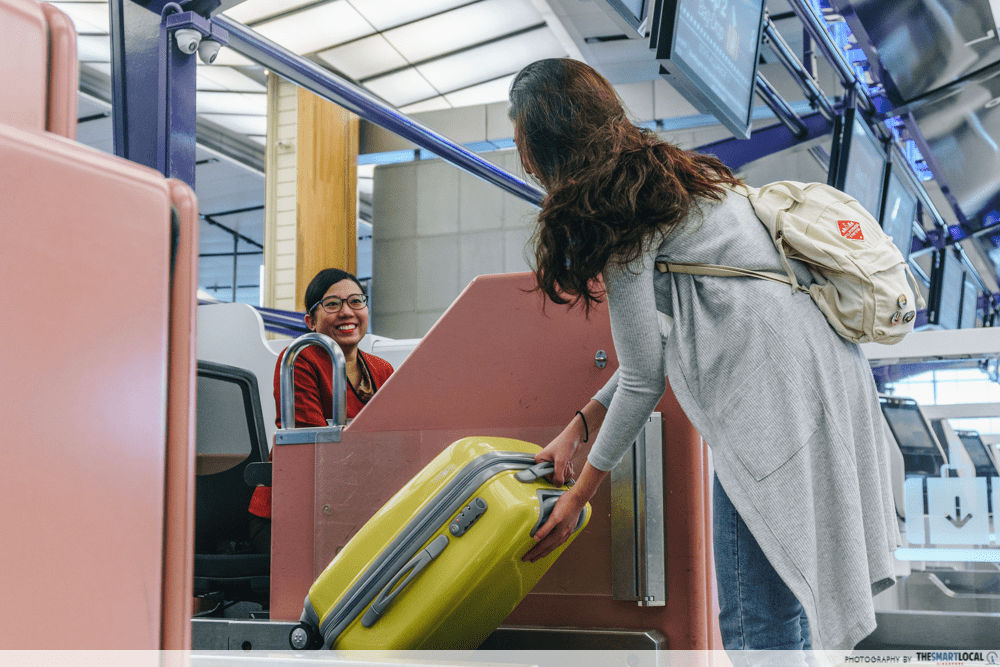 DBS Traveller Kit - checking baggage for flight