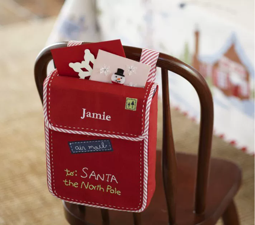 Messenger bag christmas stocking