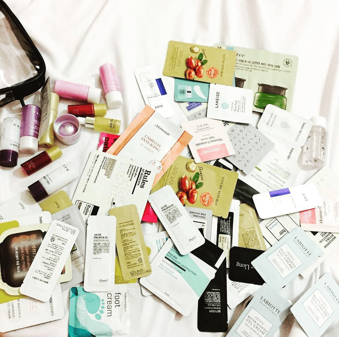 free things to do in seoul - beauty samples