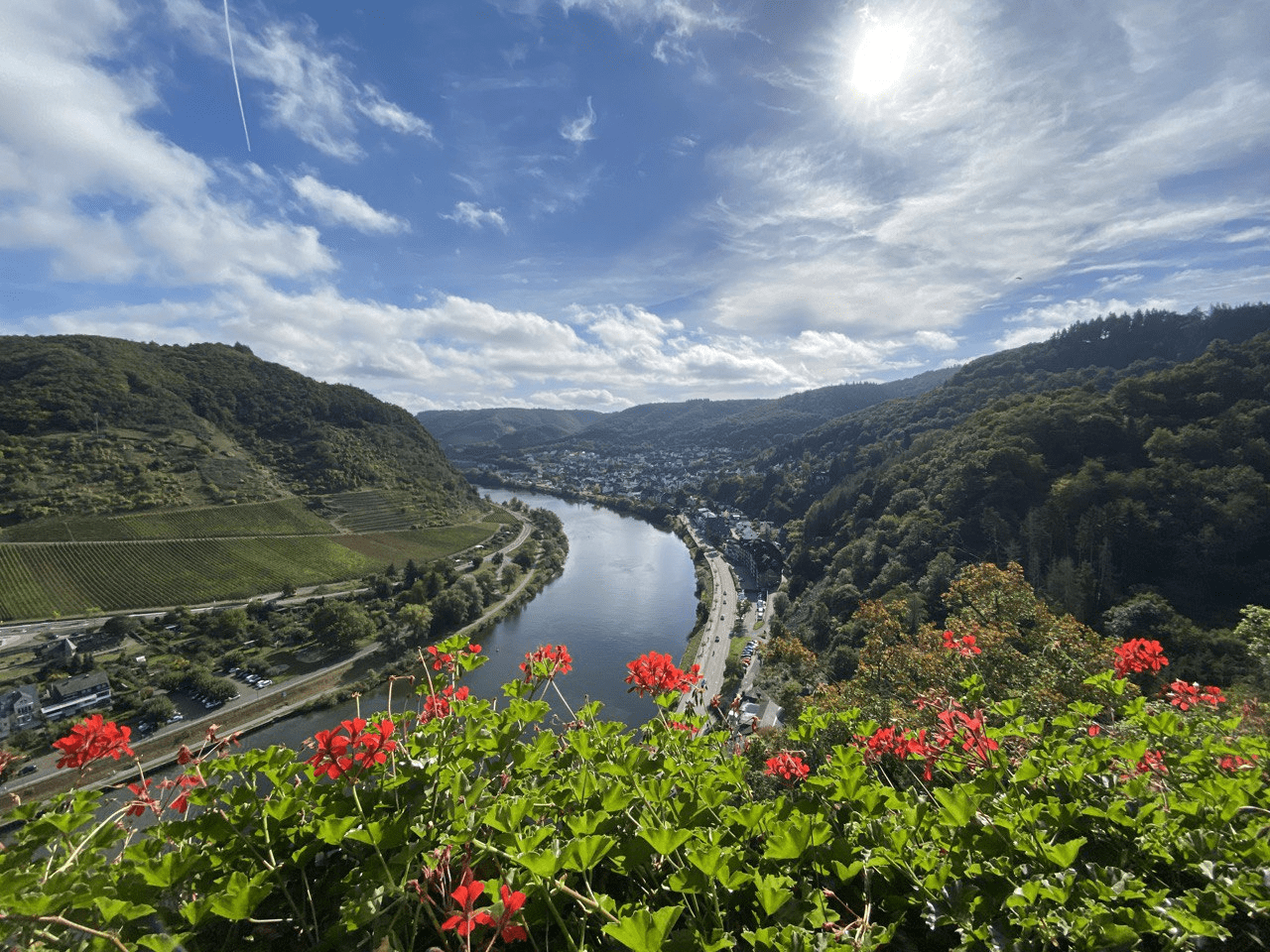 River Rhine from Cochem Castle