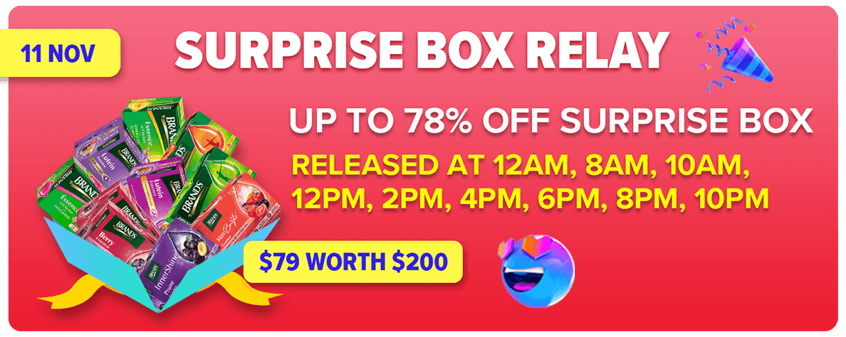Lazada 11.11 Sale 2021 - branded surprise box
