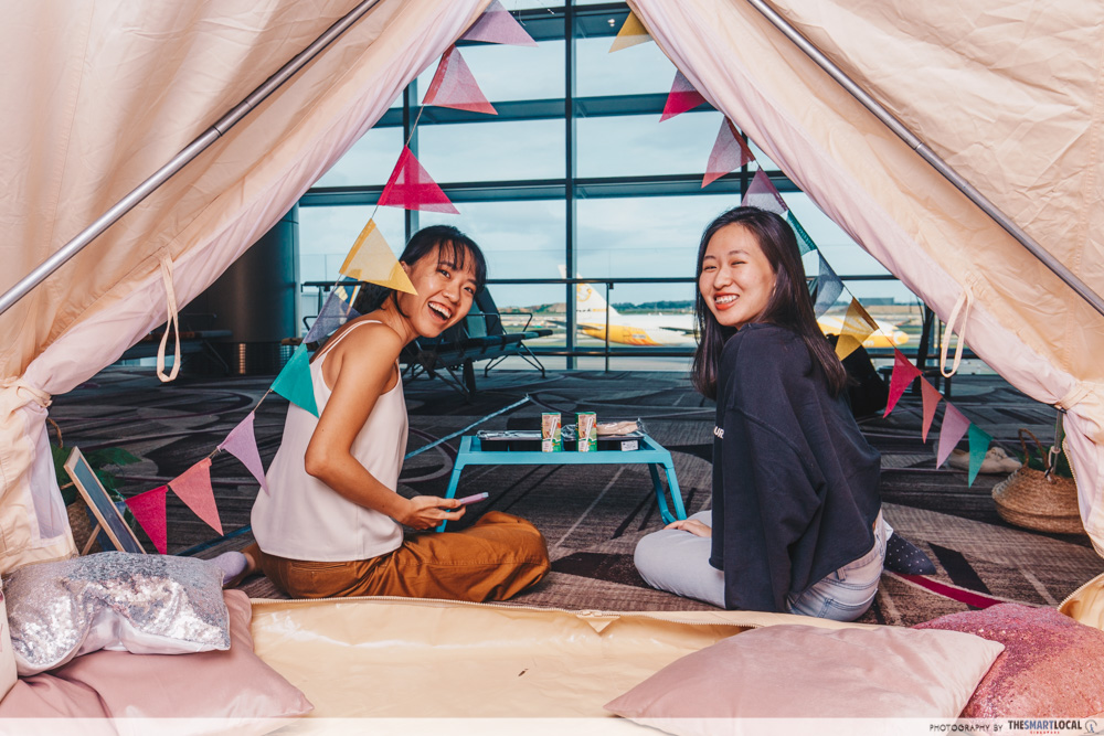 Changi festive village, changi airport, terminal 4