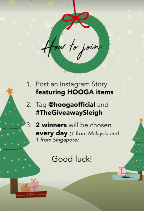 HOOGA Christmas Instagram Giveaway