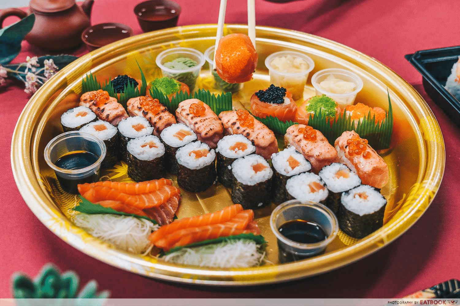 DBS POSB dining deals - sushi platter