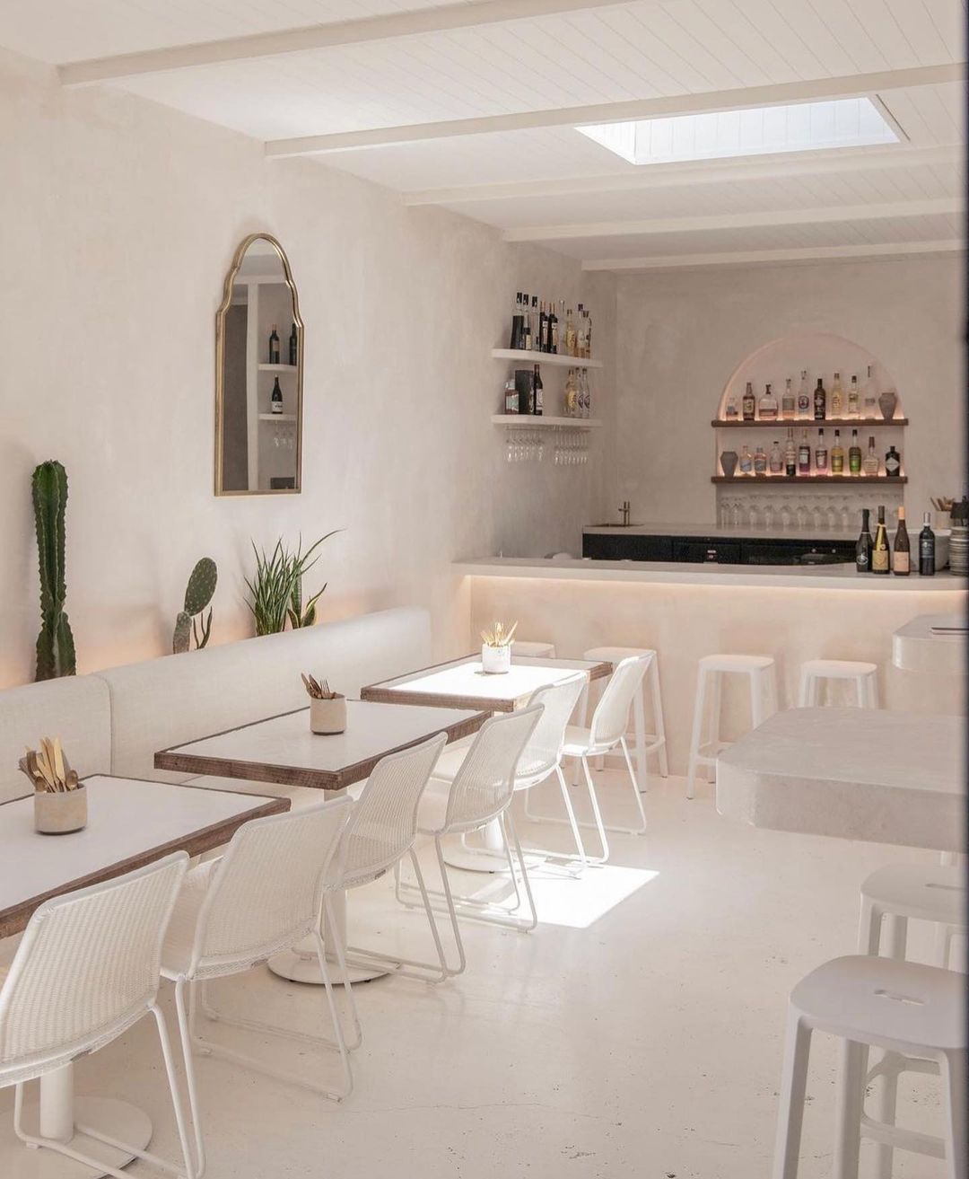 la bella cellar - all-white Mediterranean cafe