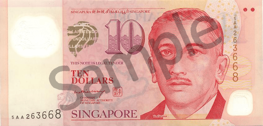 SGD10 note