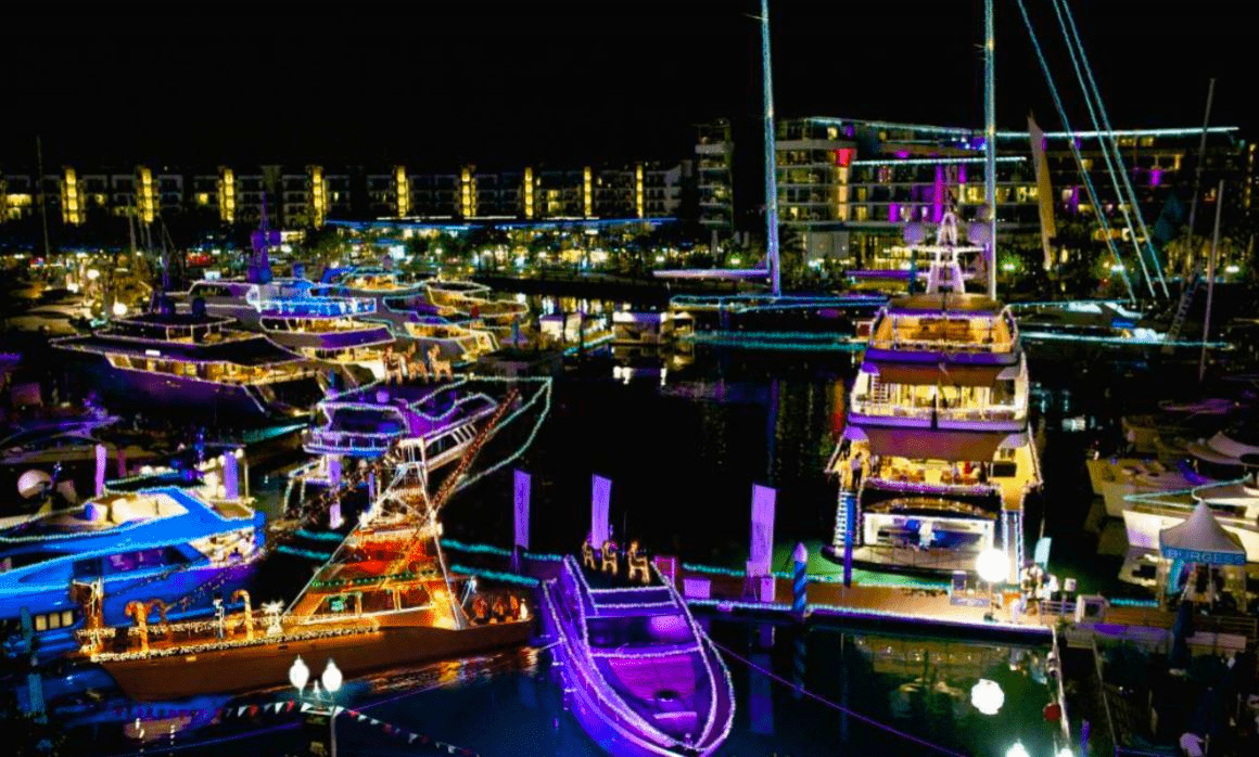 christmas things to do 2021 - ONE15 Christmas Boat Light Parade