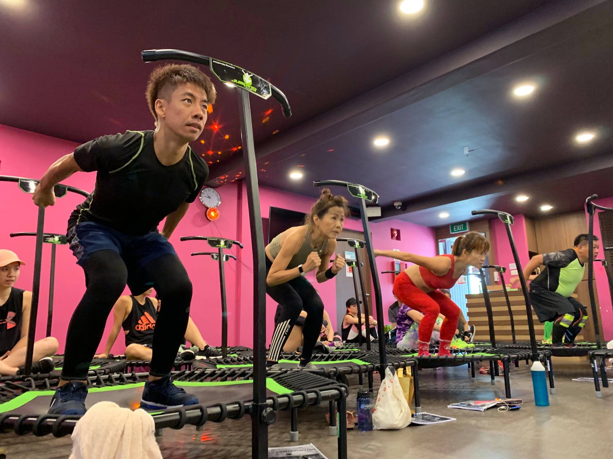 Things to do North Singapore - Jumping Singapore Yishun - Keep fit with trampolines