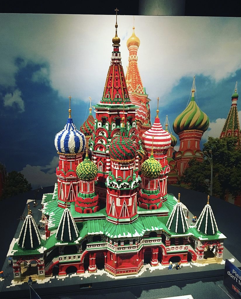 Brickman Wonders Of The World LEGO exhibition - Moscow’s Saint Basil’s Cathedral 