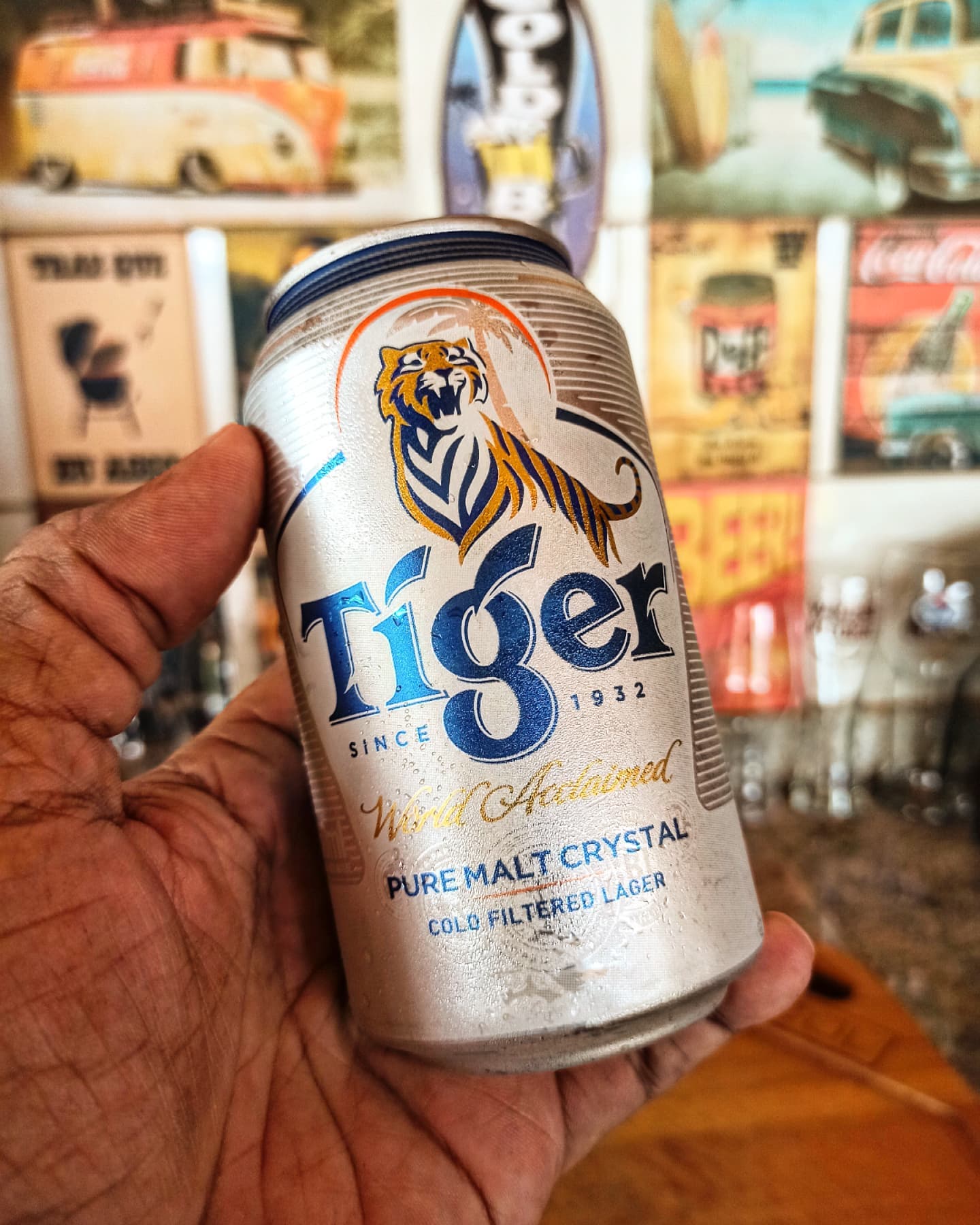 tiger beer crystal can