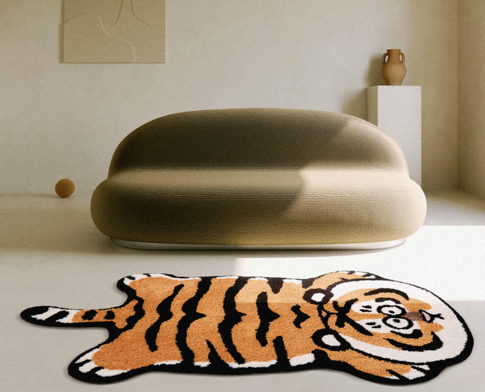 tiger rug