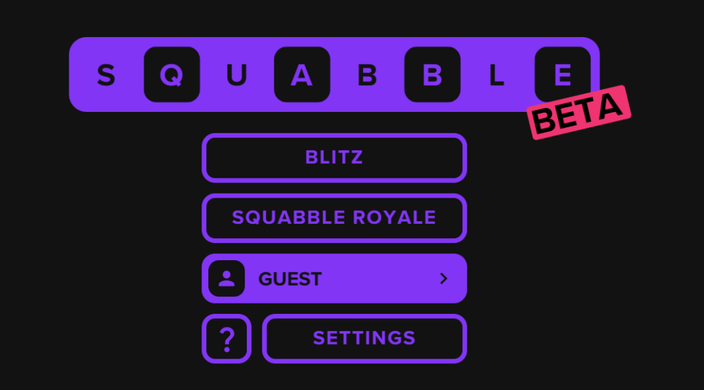 Squabble  a multiplayer version of online word game Wordle