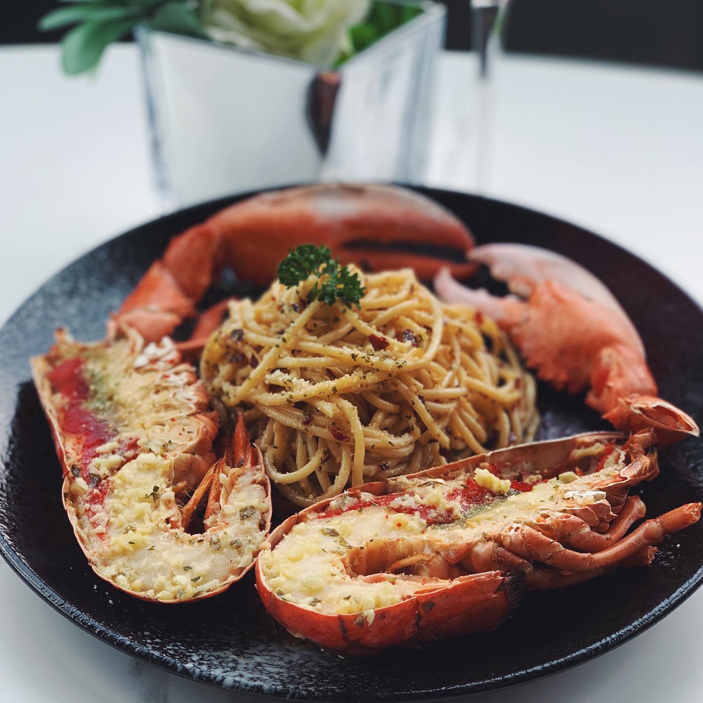 lobster aglio olio
