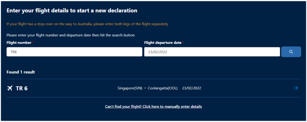 travel restrictions to australia via singapore