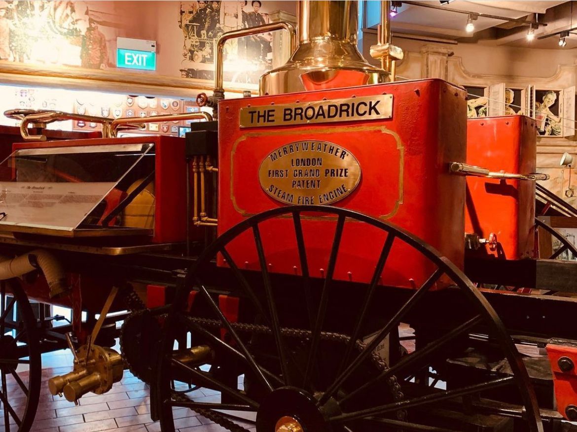 The Broadrick - Merryweather steam fire engine