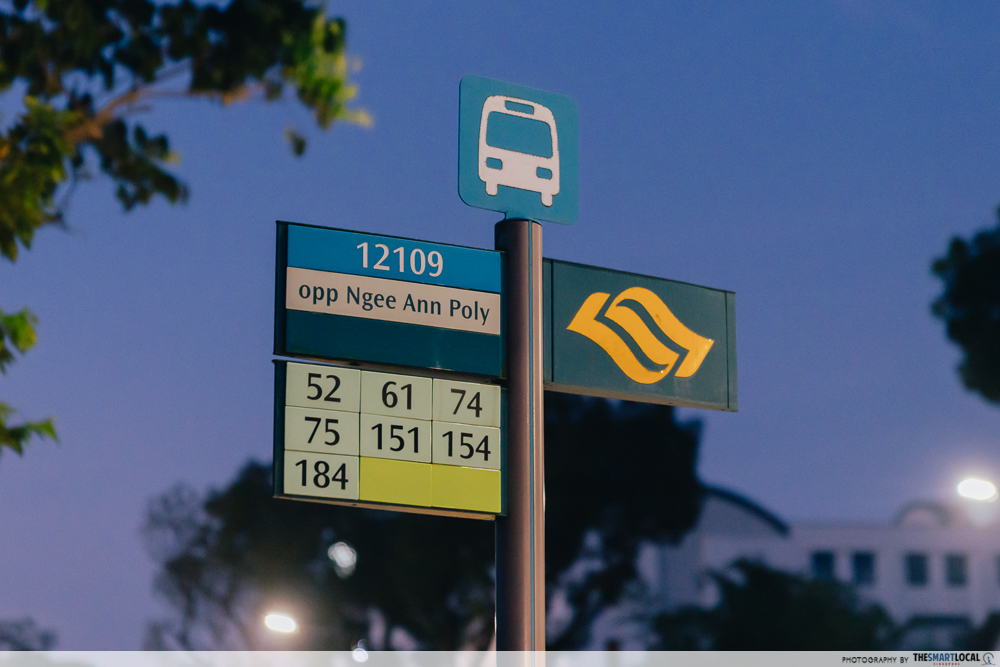 Bus Stop nearest to Clementi Forest
