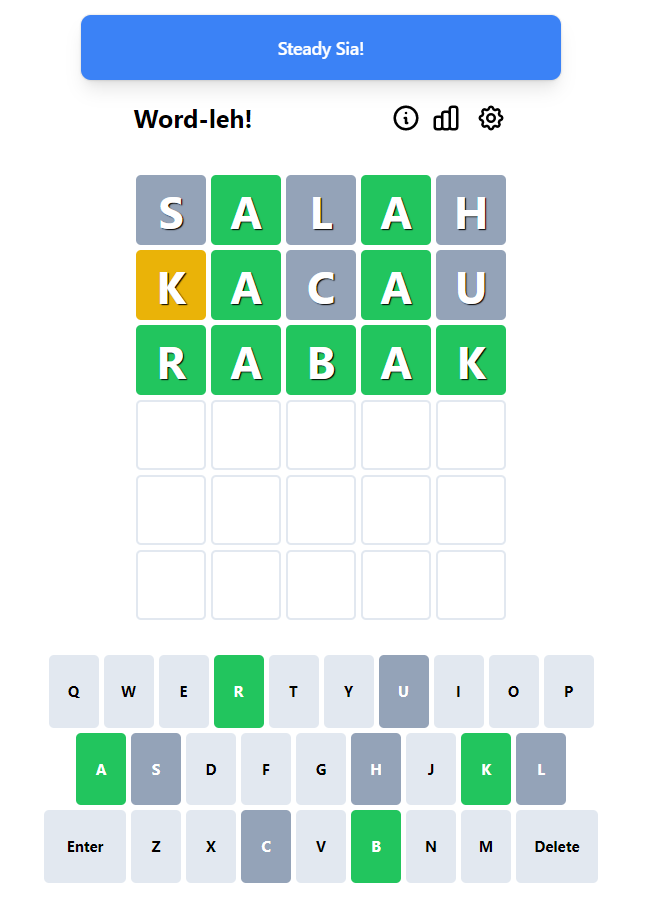 Squabble - a multiplayer version of online word game Wordle