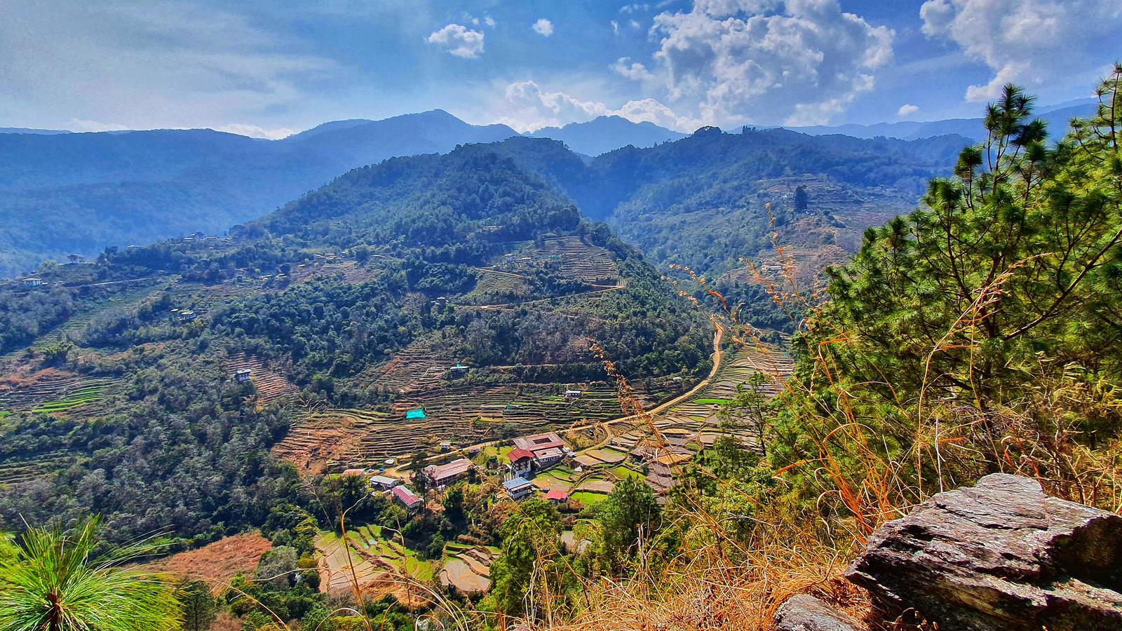 Bhutan mountain view