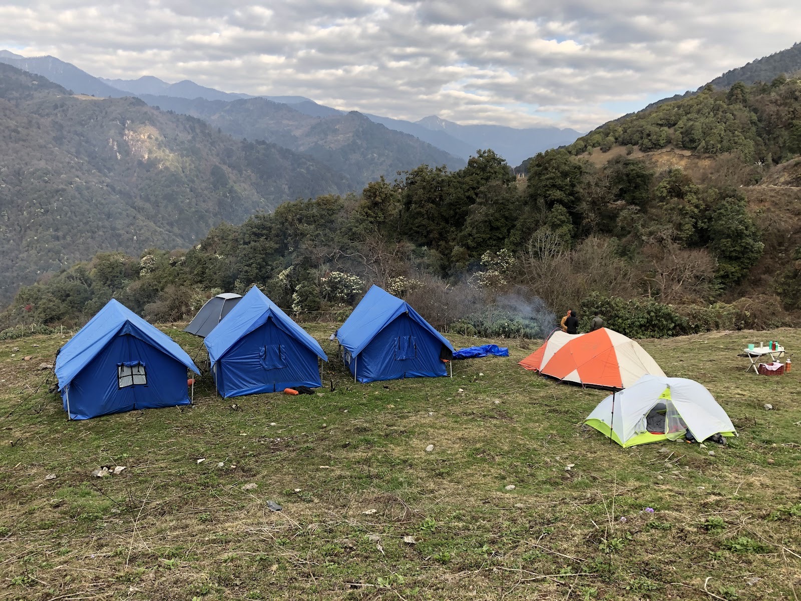 Bhutanese camping site