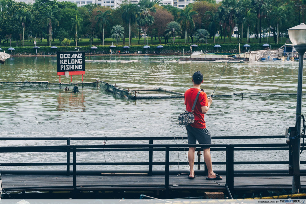fishing in singapore - Pasir Ris Town Park Fishing Pond