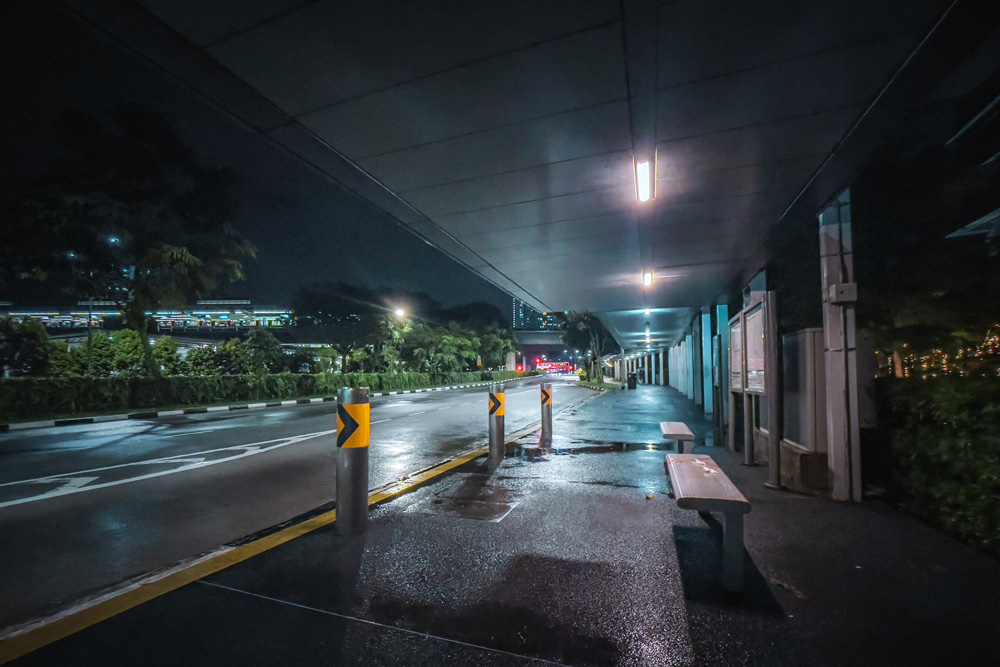 rainy roads in singapore