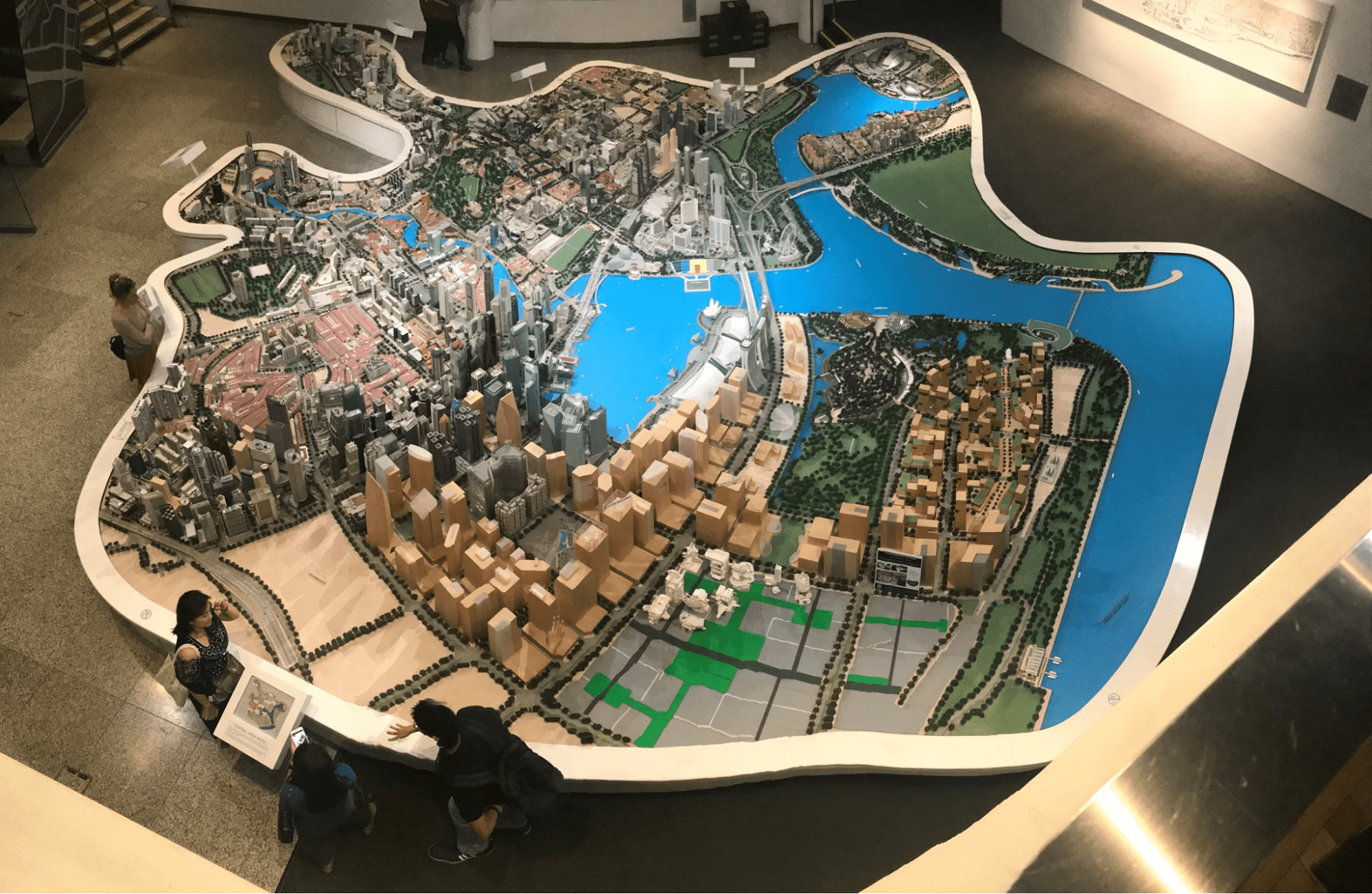 detailed model of city