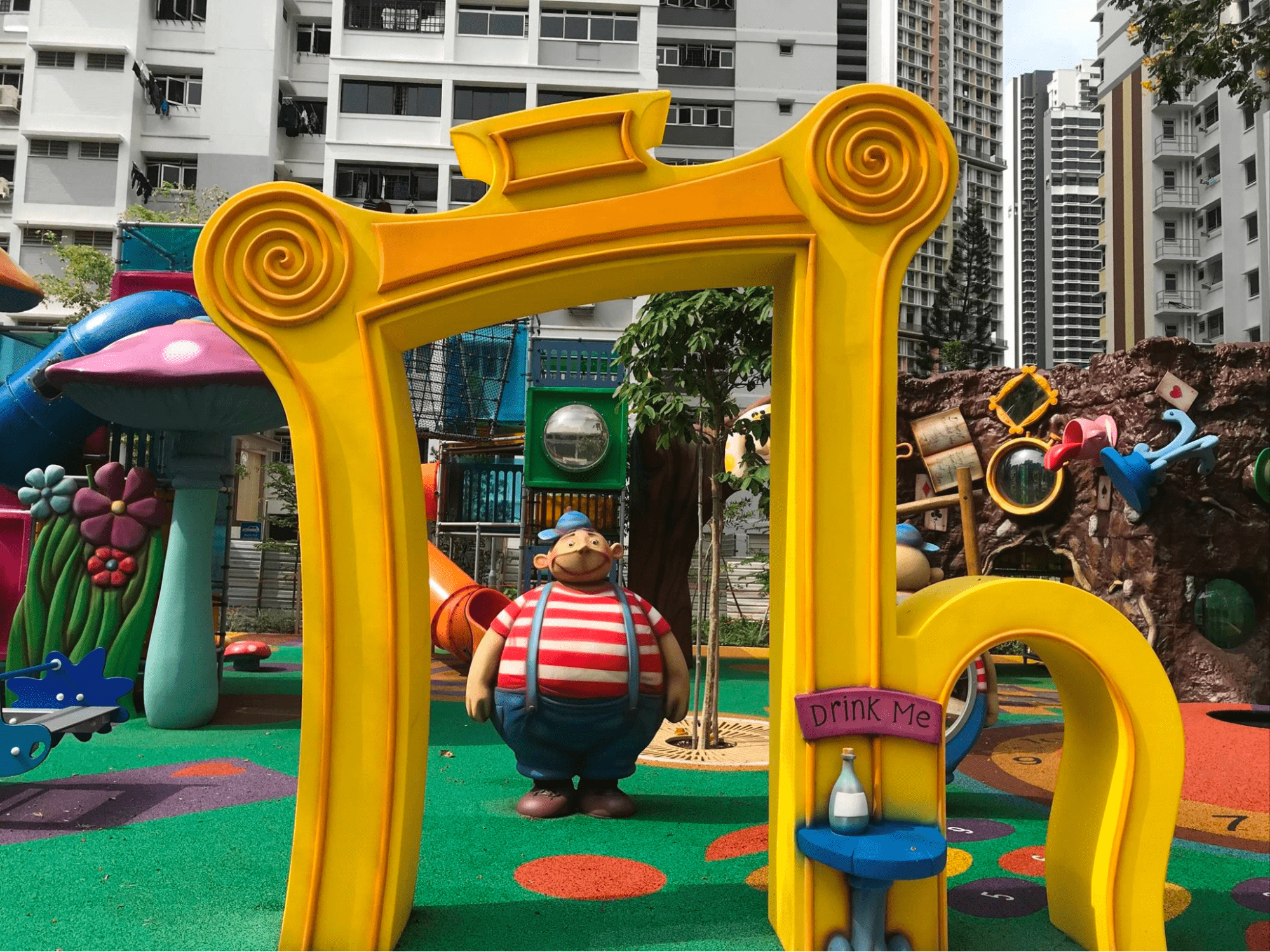 Alice in Wonderland playground