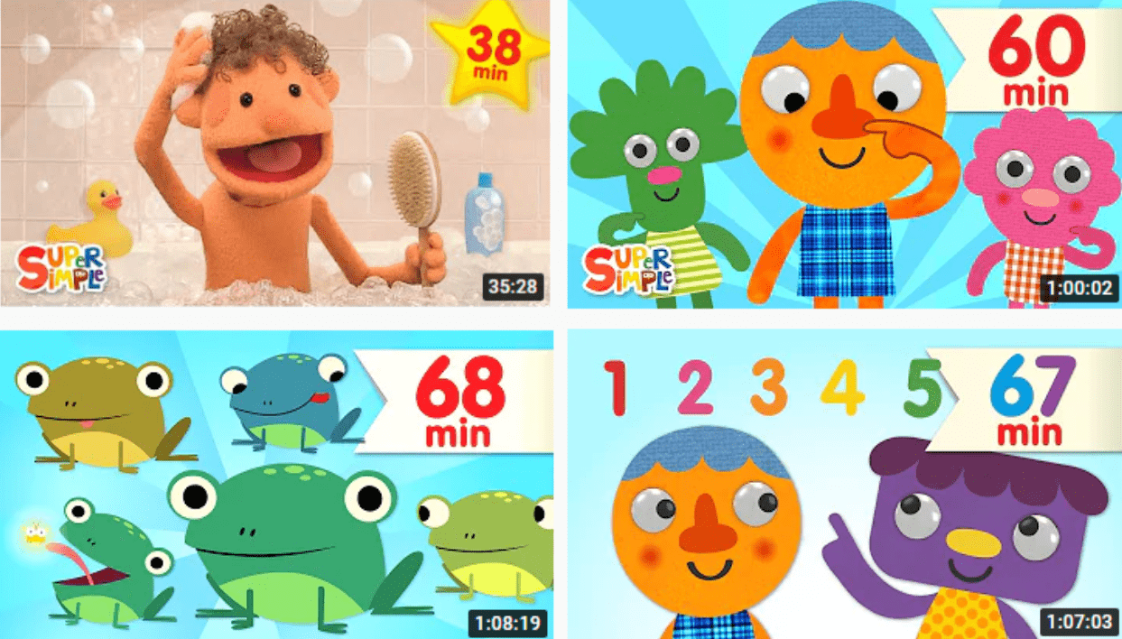 Super Simple Songs - Educational YouTube Channels Kids