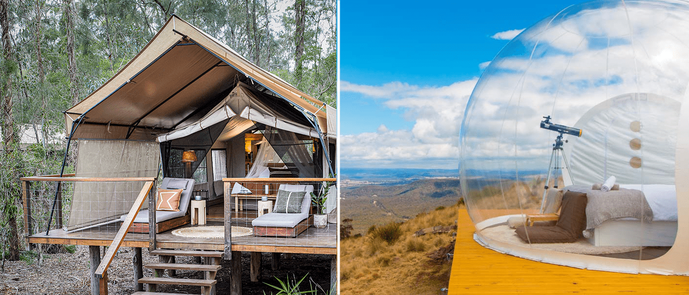 Glamping, Bubble Tent - Sydney Things To Do